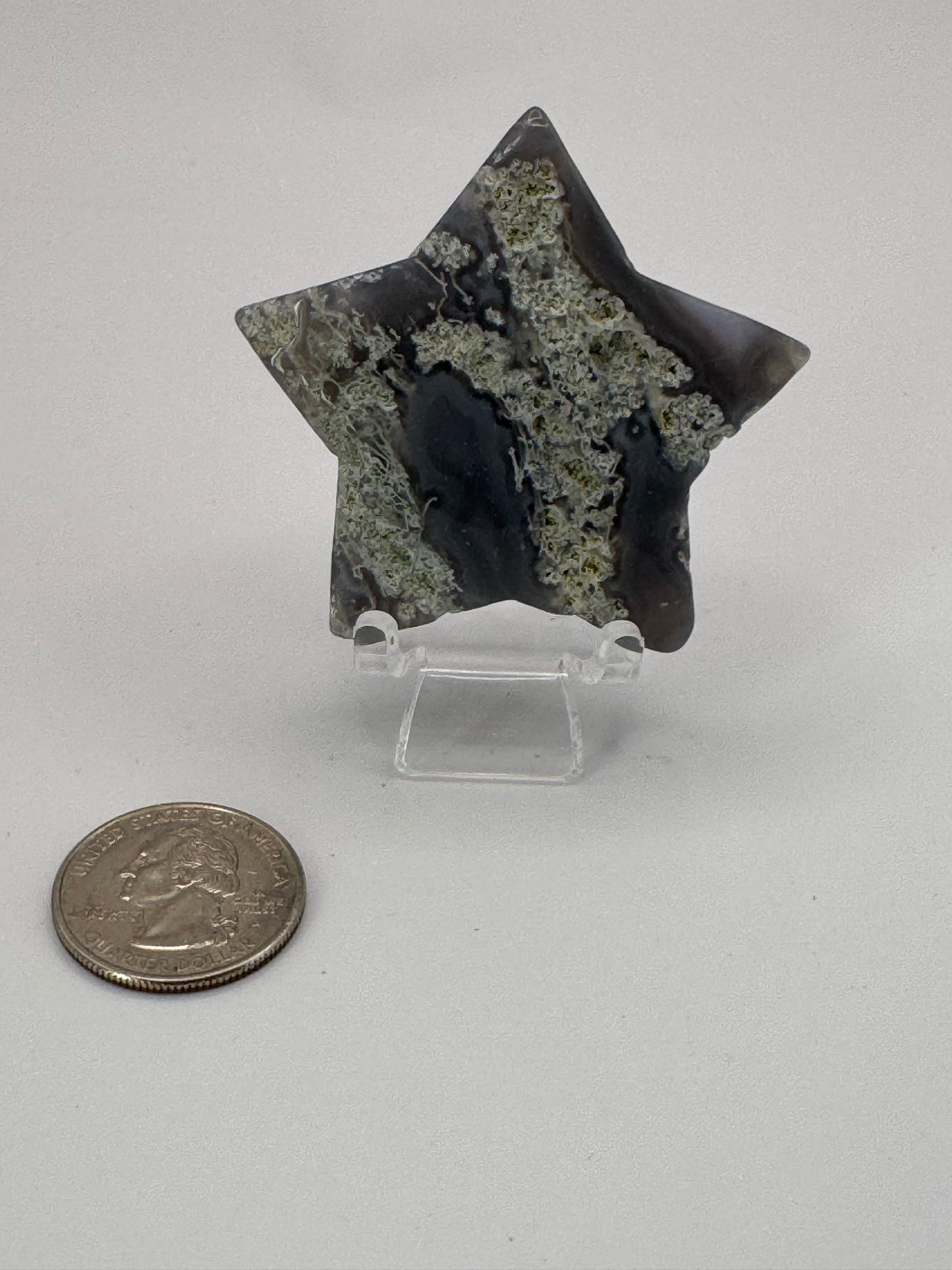 Agate Druzy Star