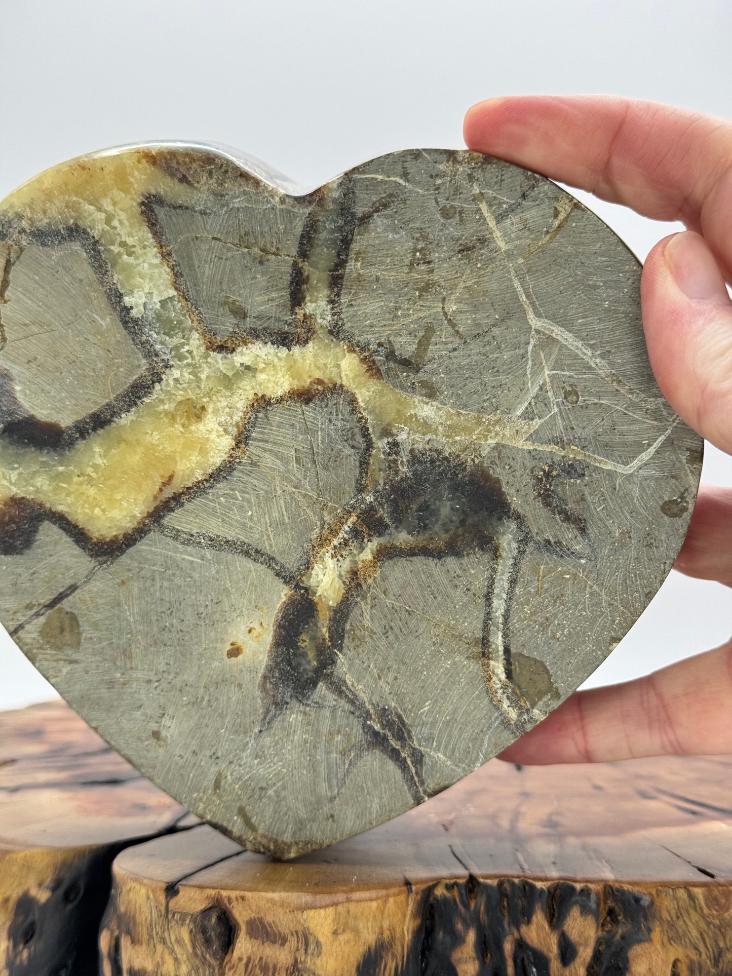 Septarian Heart Bowl