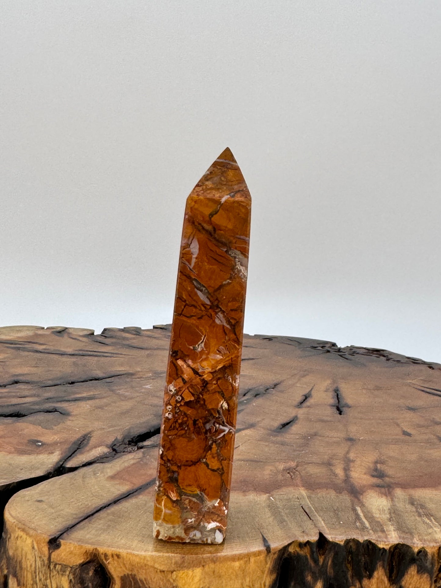Mosaic Jasper Druzy Tower