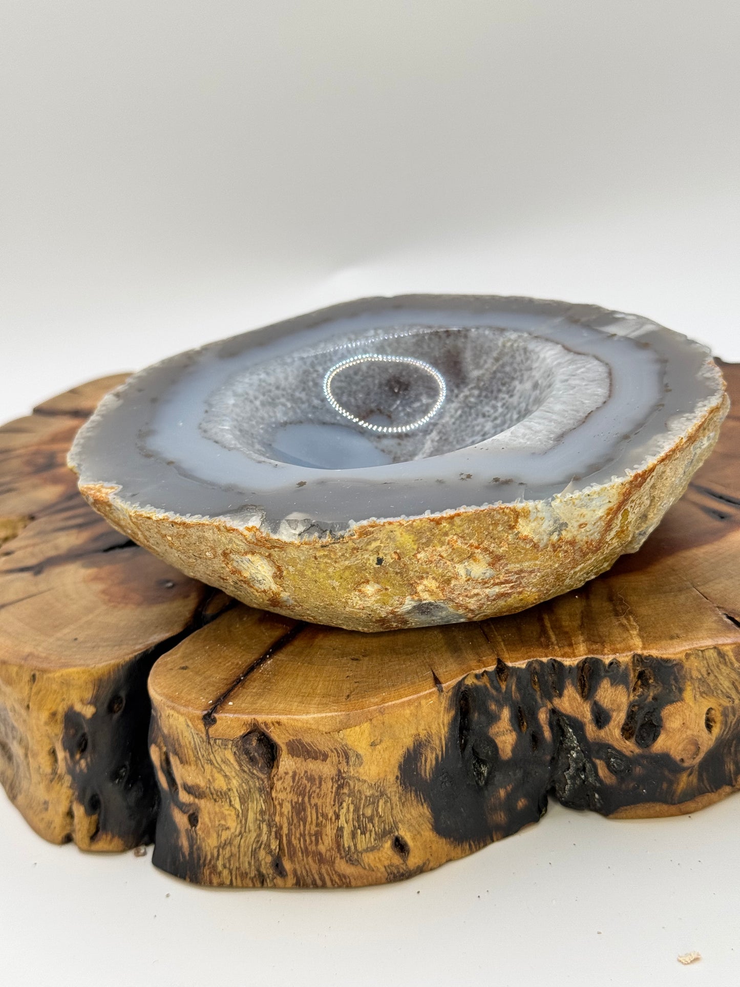 Blue Agate Bowl