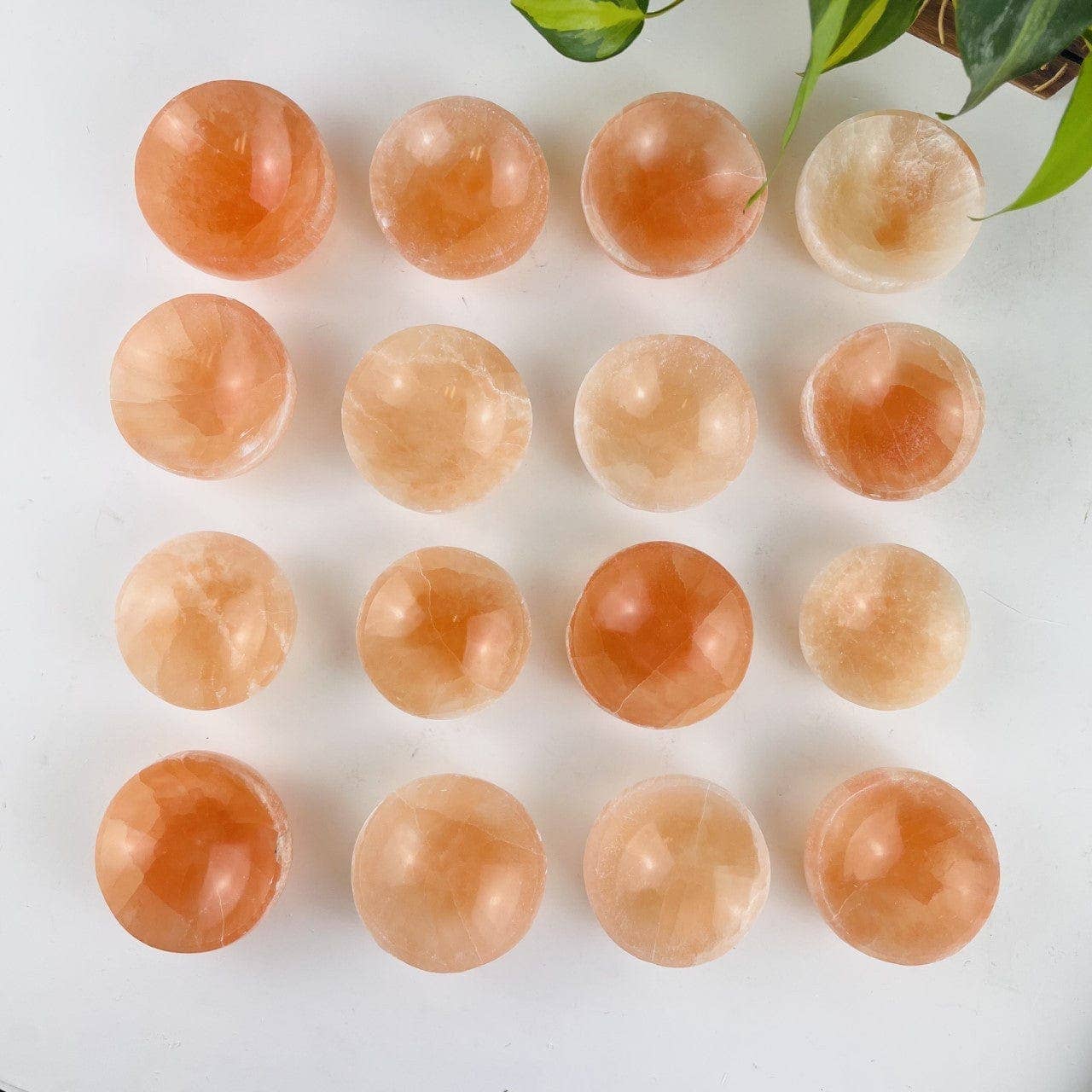 Crystal Orange Selenite Bowl- 6CM