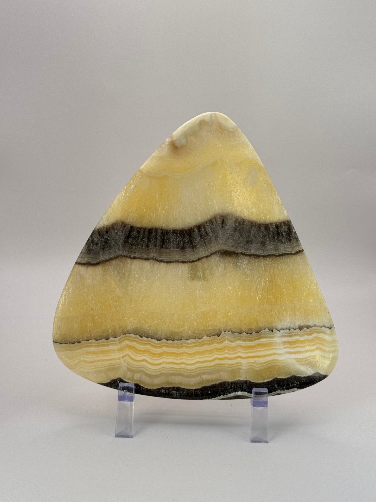 Mexican Onyx Triangle Bowl - Crystal Dish