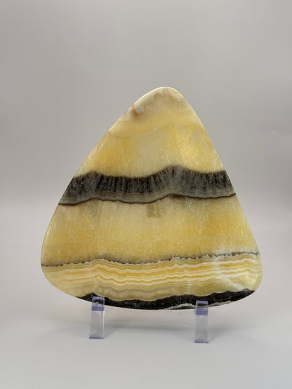 Mexican Onyx Triangle Bowl - Crystal Dish