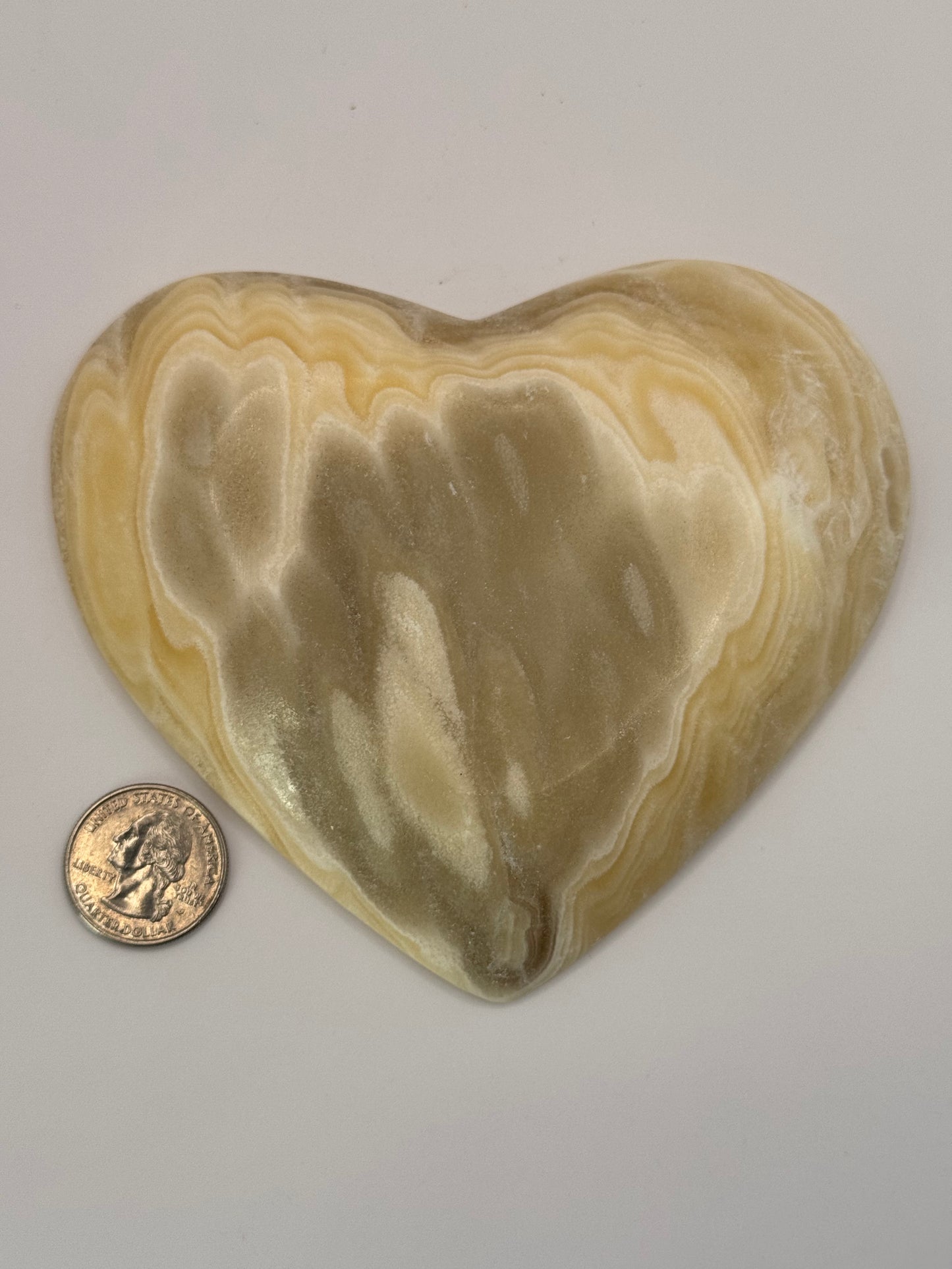 Mexican Onyx Heart Crystal Dish - Stone Dish