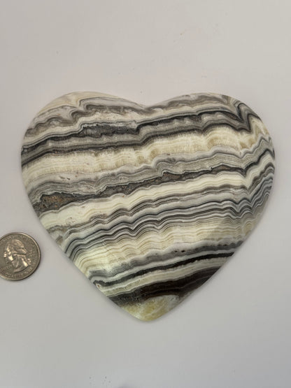 Mexican Onyx Heart Crystal Dish - Stone Dish