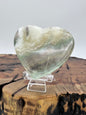 Fluorite Heart Shaped Bowl 2.5" UV Reactive