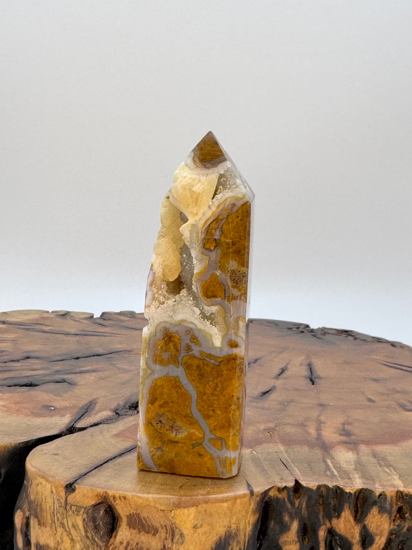 Mosaic Jasper Druzy Tower