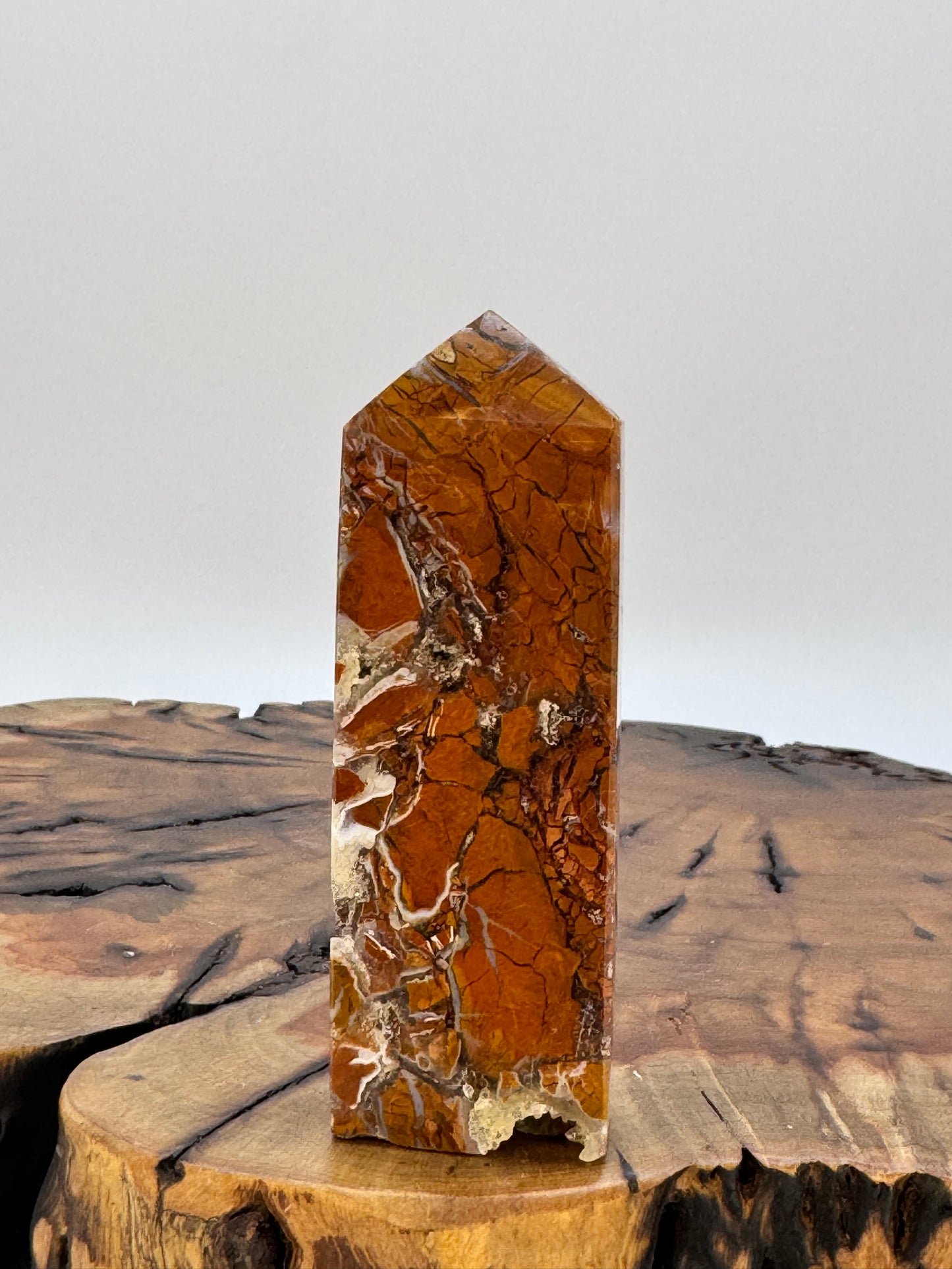 Mosaic Jasper Druzy Tower