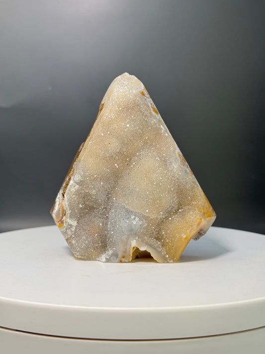 Brazilian Agate point covered in Sugar
