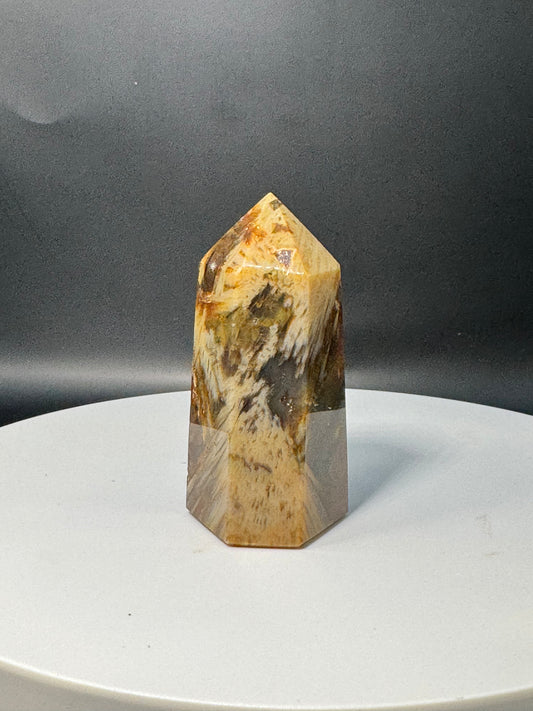 Brazilian Sagenite Agate Tower