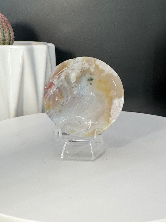 Small Flower Agate Bowl