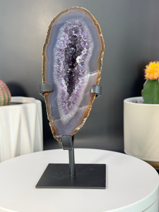 Amethyst Geode on Stand (Brazil)