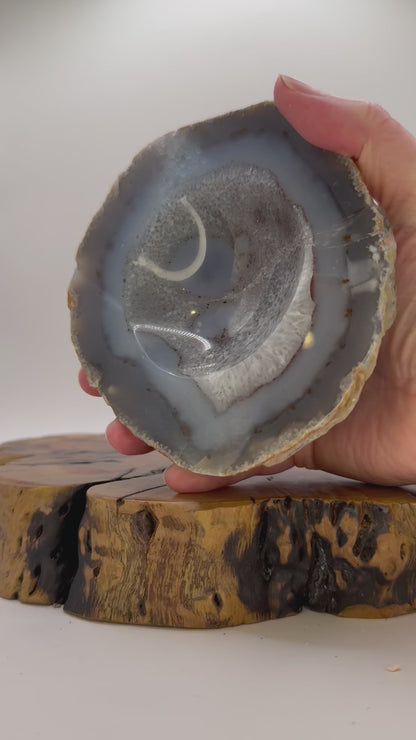 Blue Agate Bowl