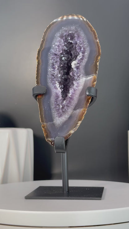 Amethyst Geode on Stand (Brazil)