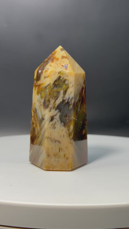 Brazilian Sagenite Agate Tower